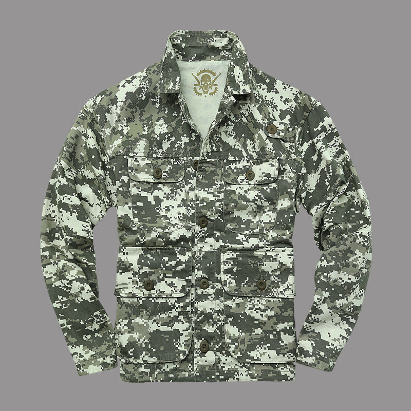 Men's Cotton Camouflage Jacket – Hunting & Outdoor Outerwear