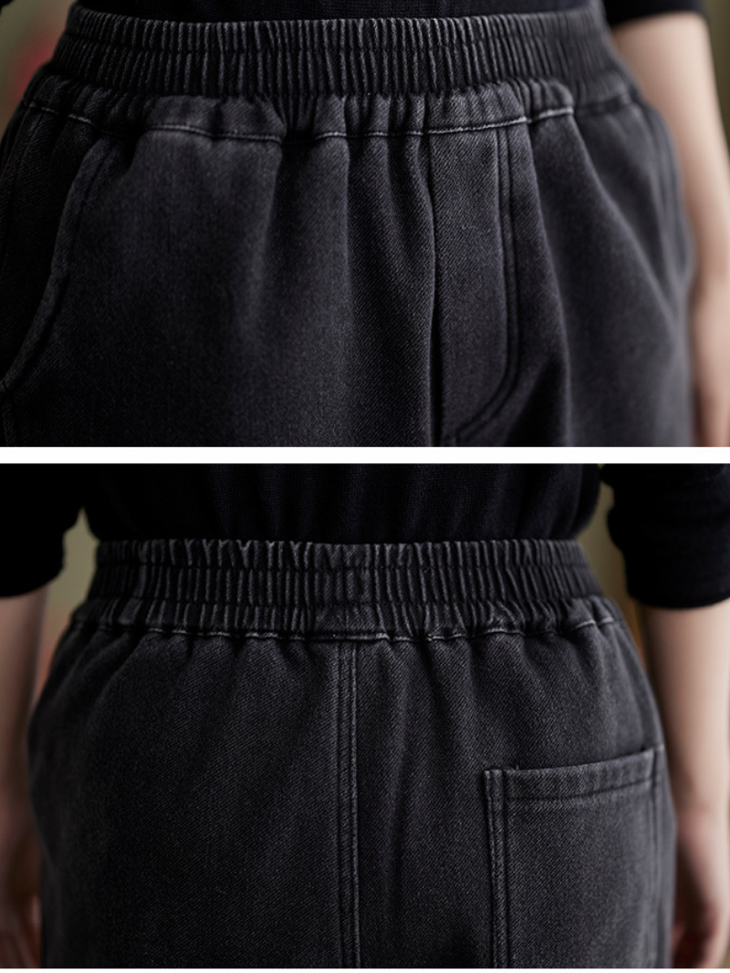 Women's Everyday Wear Stylish & Comfy Black Pocket Style Bottom
