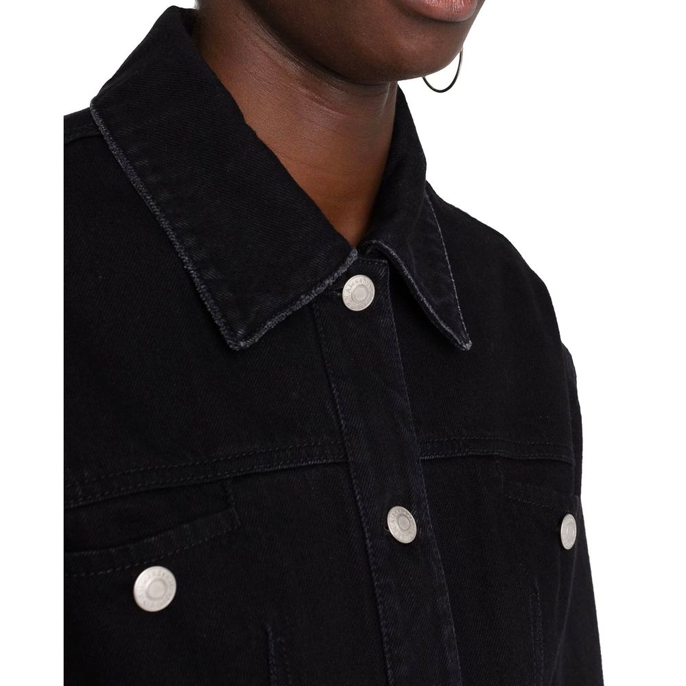 Alexander McQueen Black Cotton Denim Jacket