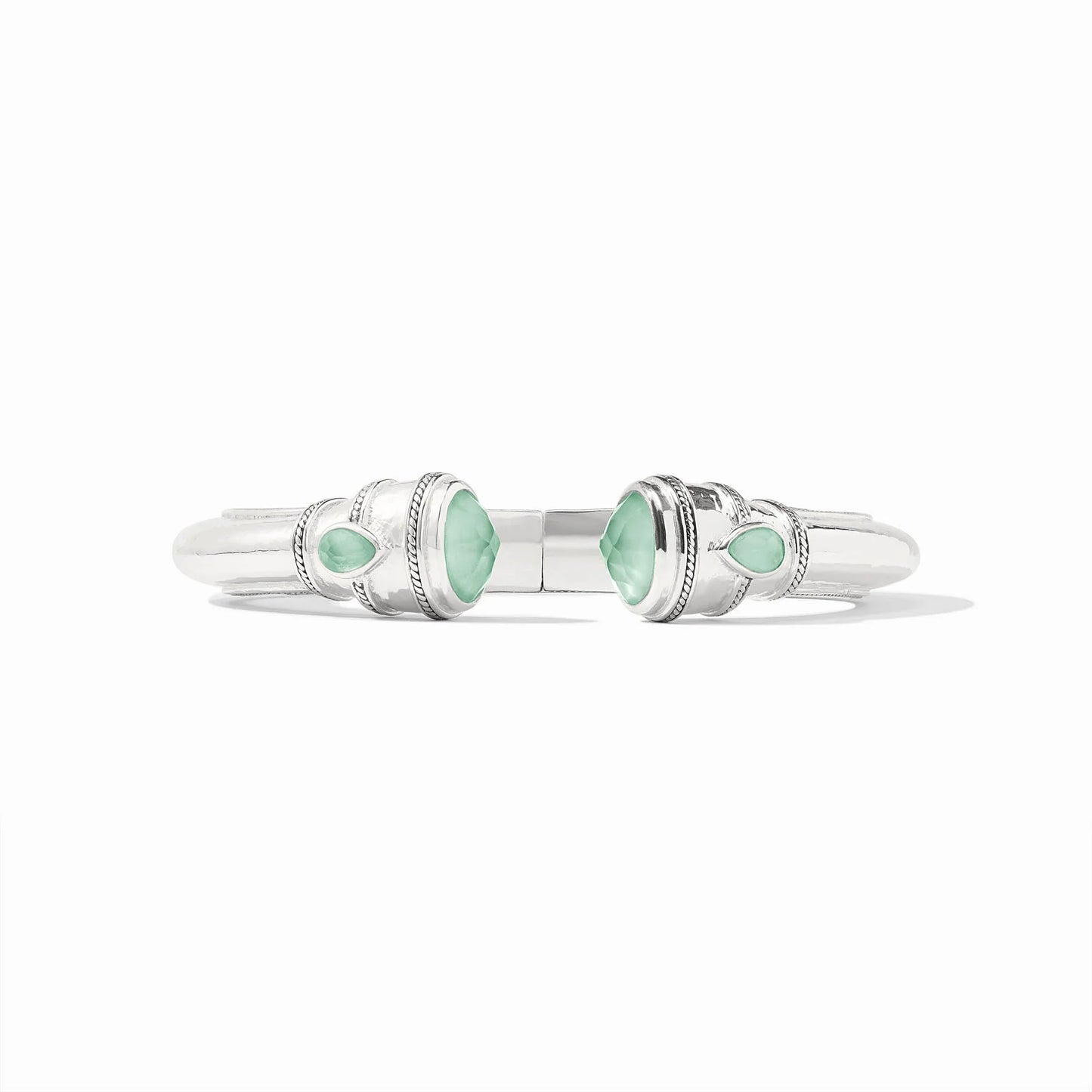 Cannes Demi Cuff - Iridescent Aquamarine Blue