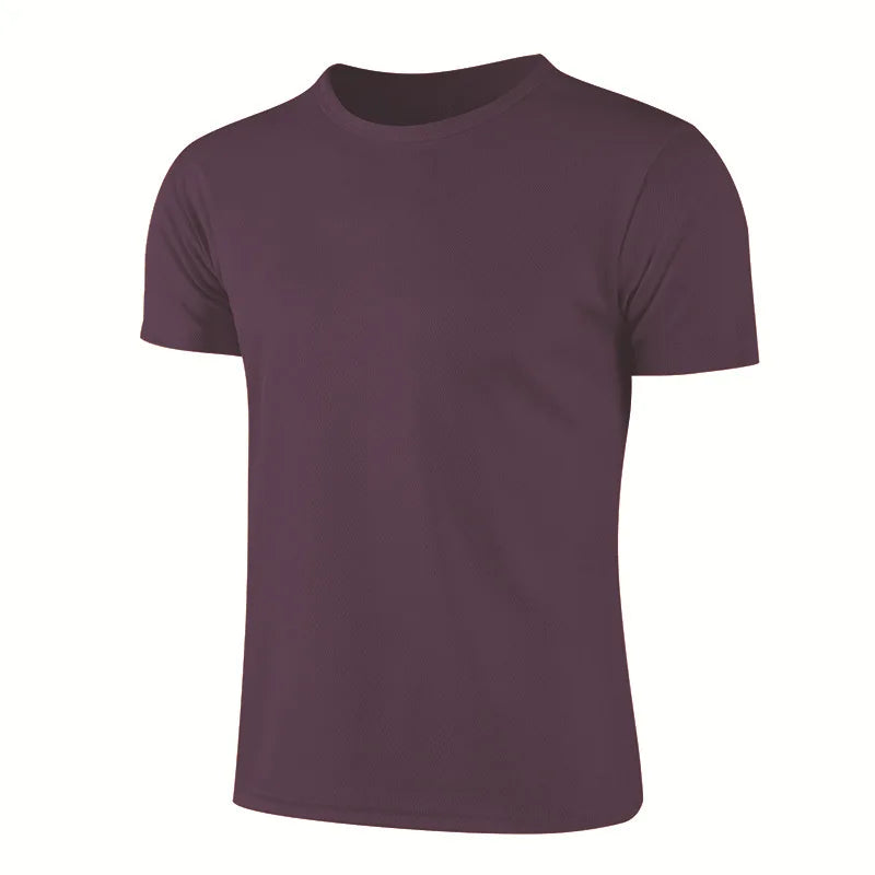 Men Women Short Sleeve Sport T Shirt Gym Jerseys Fitness Shirt Trainer Running T-Shirt Breathable