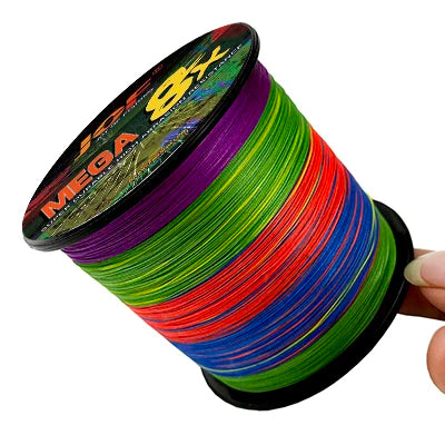 8-Strand Braided PE Fishing Line – 18-78lb, 300m/500m, 5 Colors, Saltwater & Freshwater