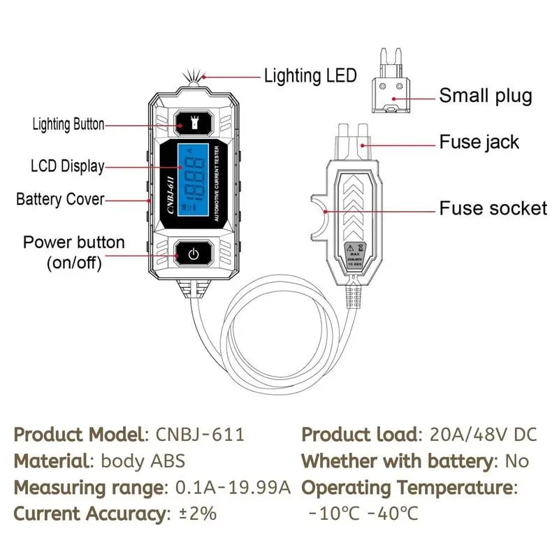 üöó‚ú®Automotive circuit fault probe tester