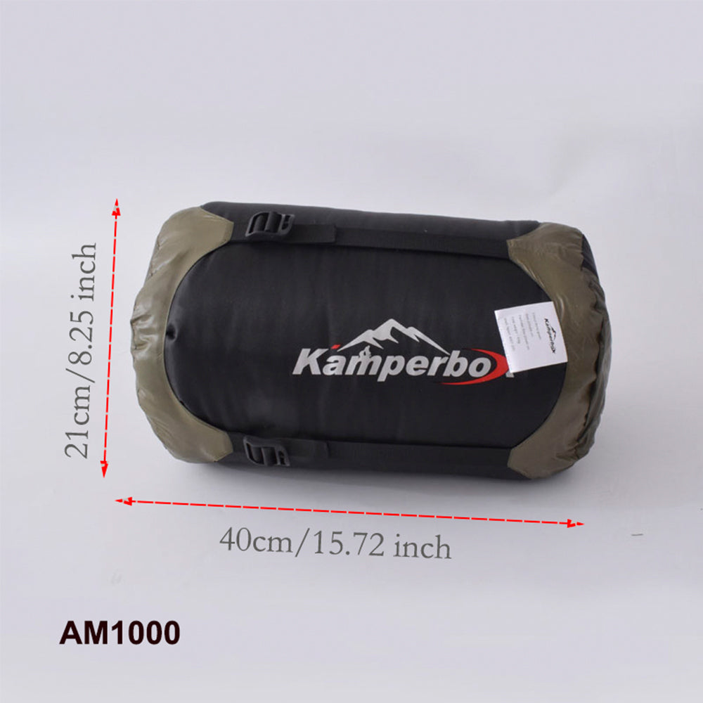 Winter Down Sleeping Bag – 1000g Grey Down Fill, Left Zip (Connectable to Double)