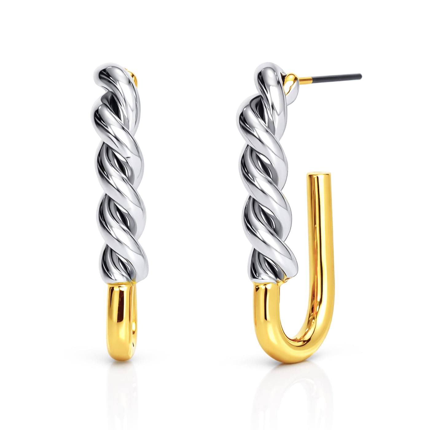 Sculpted Bar Earrings
