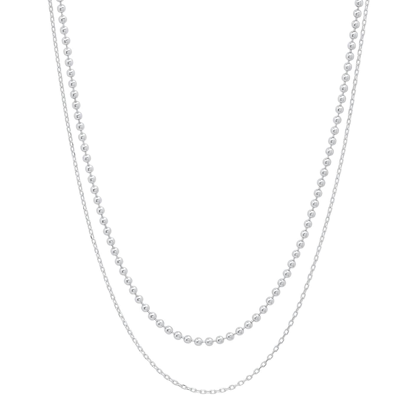 Double Chain Layering Necklace