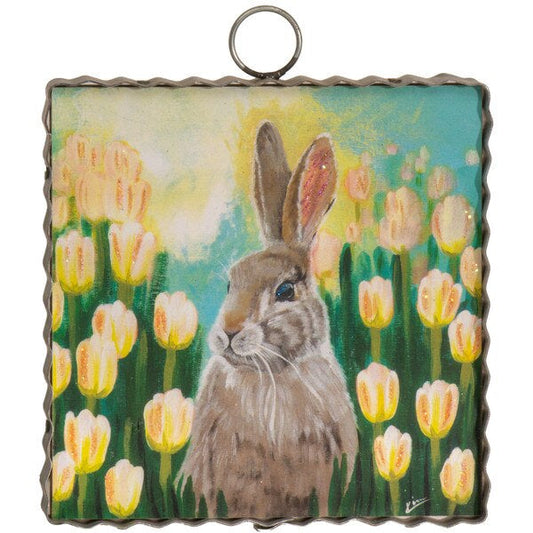 Bunny in tulips mini gallery
