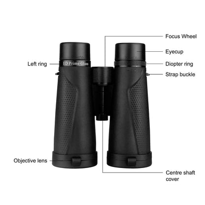 SV202 10x50 ED Binoculars – Magnesium Alloy Body, BAK4 Prism, IPX7 Waterproof