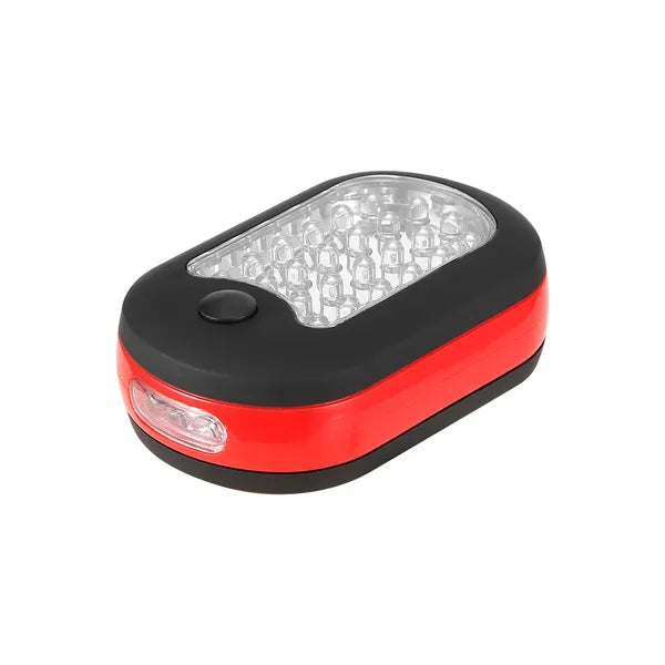 Compact Magnetic Work Light with Hook – 27 LED Camping Flashlight