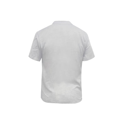Men's Retro Button-Up Short-Sleeve Casual Shirt