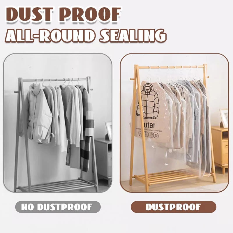 Hanging Vacuum Storage Bags ‚Äì Save 75% Closet Space, No Folding Needed