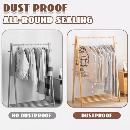 Hanging Vacuum Storage Bags ‚Äì Save 75% Closet Space, No Folding Needed