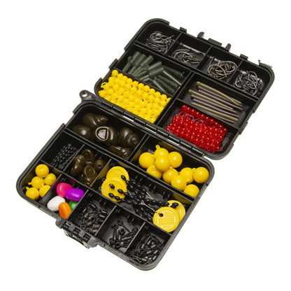 328-Piece Carp Fishing Tackle Kit – Swivels, Bait, Floats, Hooks & Accessories