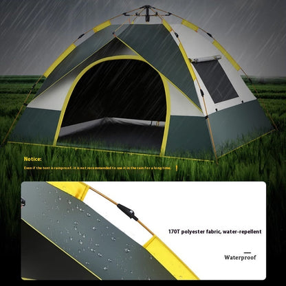 4-Season Automatic Pop-Up Camping Tent – 2-Person or 3–4 Person