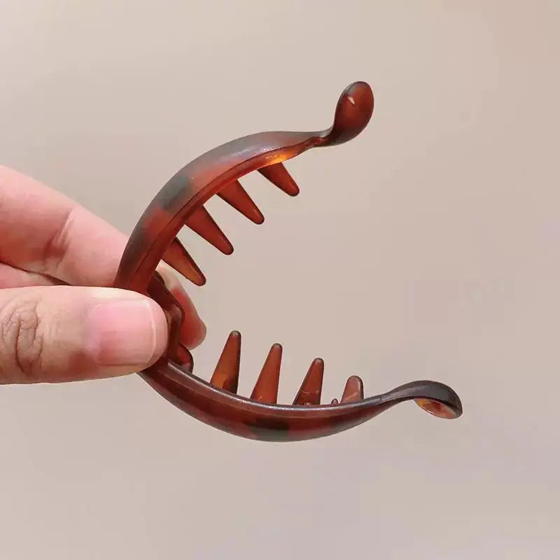 Mini Non-Slip Banana Hair Clips (4PCS) ‚Äì Lightweight Hair Claw for Thin/Fine Hair Ponytails & Buns