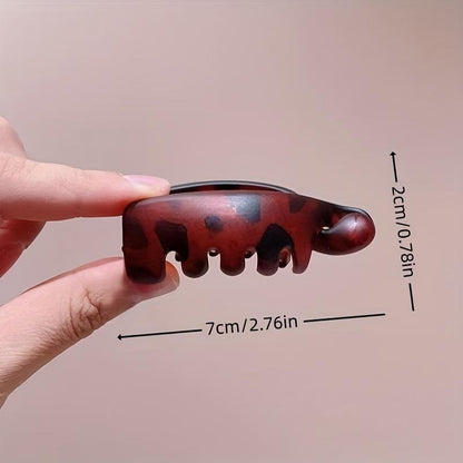 Mini Non-Slip Banana Hair Clips (4PCS) ‚Äì Lightweight Hair Claw for Thin/Fine Hair Ponytails & Buns
