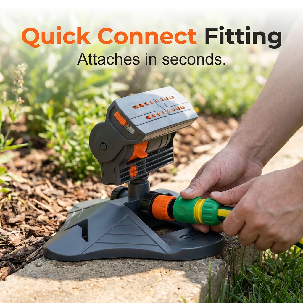 Adjustable Oscillating Sprinkler Wide Coverageüí¶‚ú®