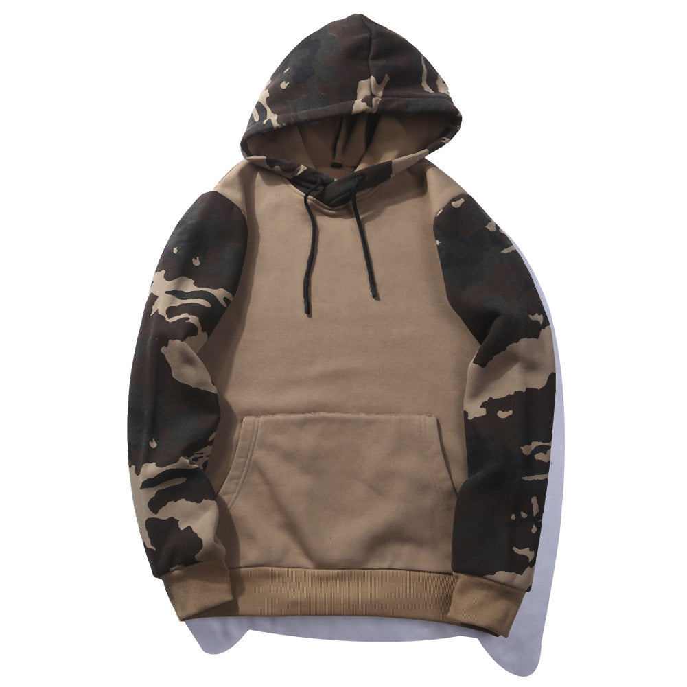 Men's Camouflage Pullover Sweatshirt – Casual Outdoor Sweatshirt