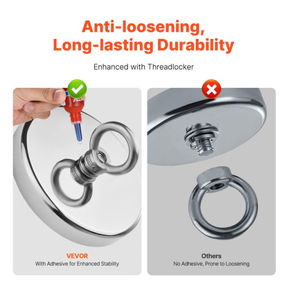 1300 lb Neodymium Magnet Fishing Kit