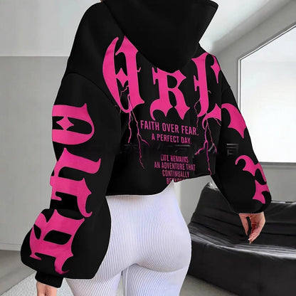 Women's 3D Print Artistic Hoodie Cardigan – Casual Graphic Hoodie