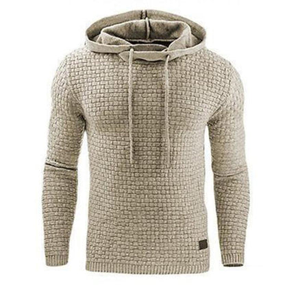 Men's Pullover Hoodie Sweatshirt – 9 Colors, Sizes S–3XL, Cotton Blend