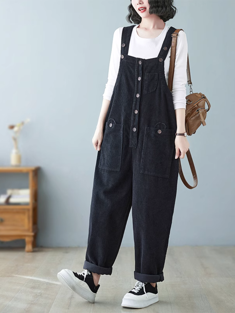 Baggy Dungarees - Casual Street Style | Eva Trends