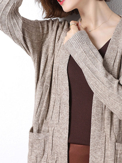 Chic Women's Long Knitted Cardigan | Eva Trends