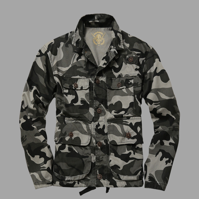 Men's Cotton Camouflage Jacket – Hunting & Outdoor Outerwear