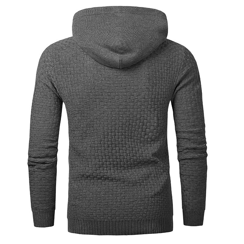 Men's Pullover Hoodie Sweatshirt – 9 Colors, Sizes S–3XL, Cotton Blend