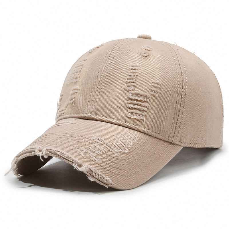 Vintage Washed Baseball Cap – Cotton, Adjustable, 8 Colors