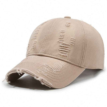 Vintage Washed Baseball Cap – Cotton, Adjustable, 8 Colors
