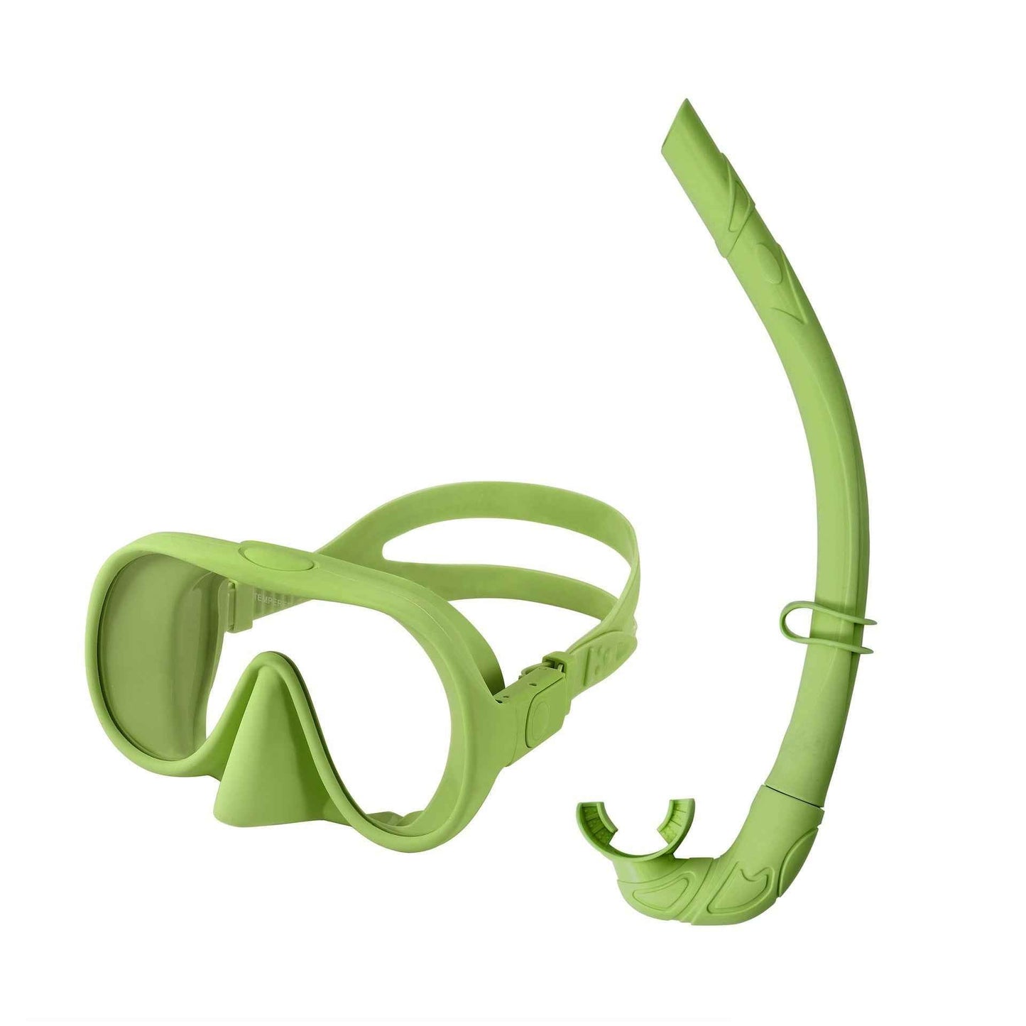 Large-Frame Anti-Fog Swim Goggles with Snorkel – Snorkeling Set