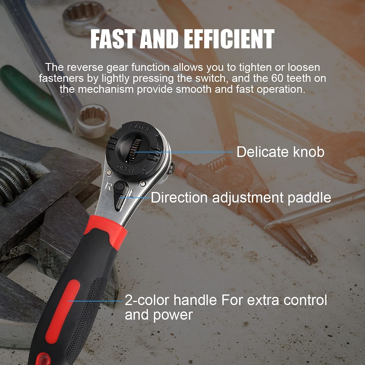 Dailyardtool¬Æ Adjustable Ratchet Wrench Kit for 6-22mm Screw
