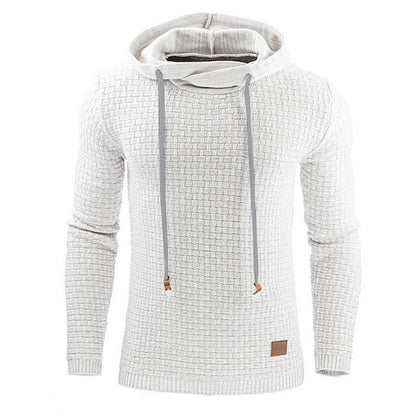 Men's Pullover Hoodie Sweatshirt – 9 Colors, Sizes S–3XL, Cotton Blend