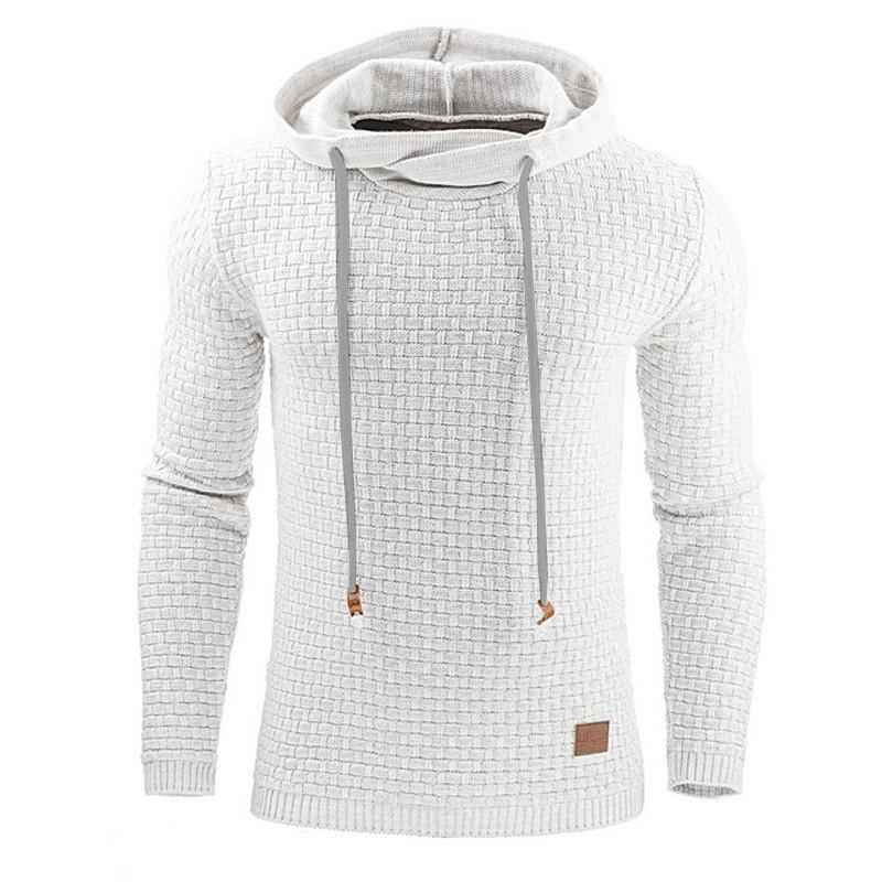 Men's Pullover Hoodie Sweatshirt – 9 Colors, Sizes S–3XL, Cotton Blend
