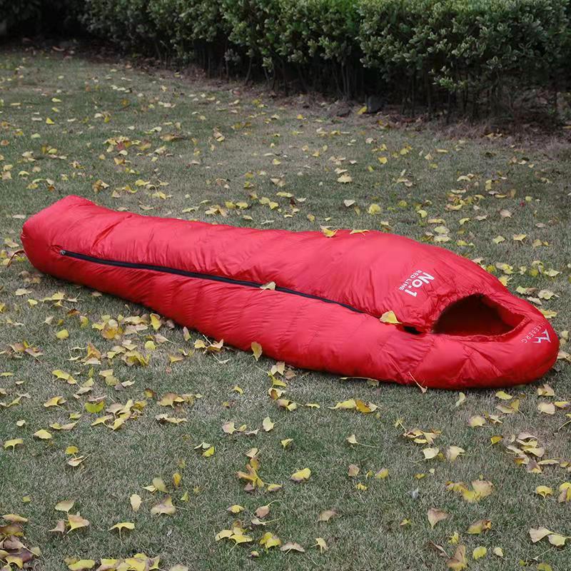 Winter Camping Sleeping Bag – Ultralight 20D Nylon, 1100g Synthetic Fill