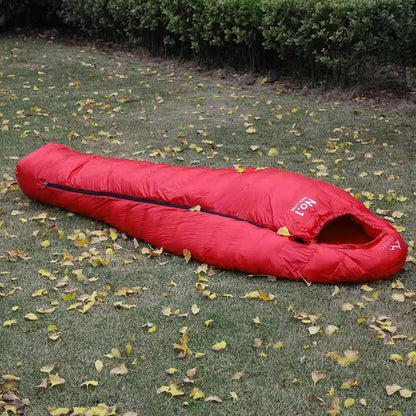 Winter Camping Sleeping Bag – Ultralight 20D Nylon, 1100g Synthetic Fill
