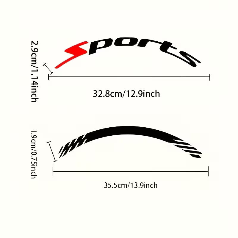 üî•4Pcs 3D Car Tire Stickers ‚Äì Waterproof Universal Wheel Decals | Motorcycle Auto Exterior Accessories