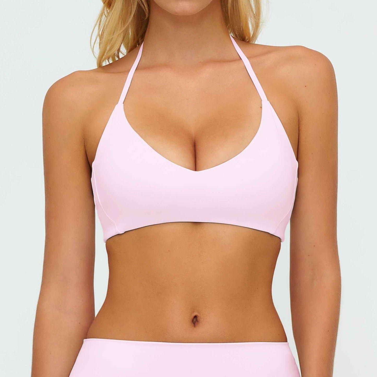 Women's Halter Neck Backless Sports Bra – Active & Yoga Bra