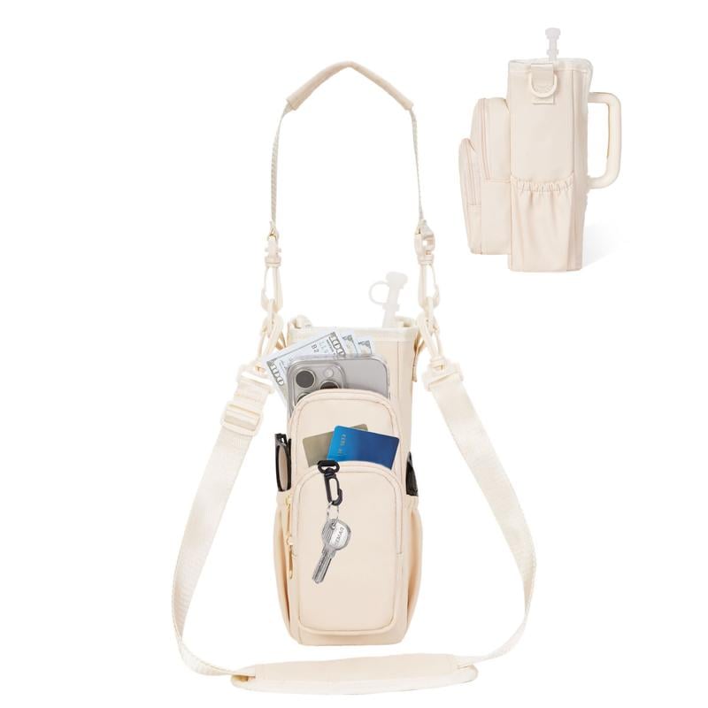 üî•Water Bottle Carrier Bag for 40oz Tumbler ‚Äì Insulated Crossbody Holder