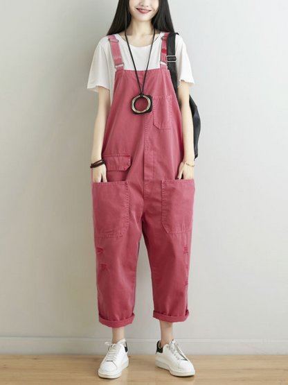 Front & Back Pocket Overalls - Casual Chic Fit | Eva Trends