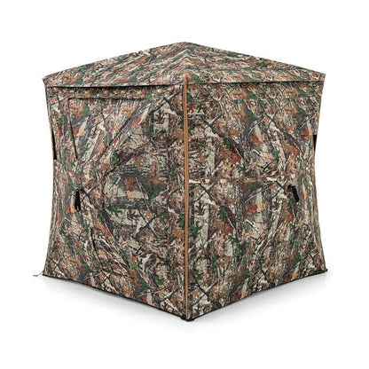 5-in-1 Detachable Pop-Up Hunting Blind with Skylight – 360° View, 2-3 Person