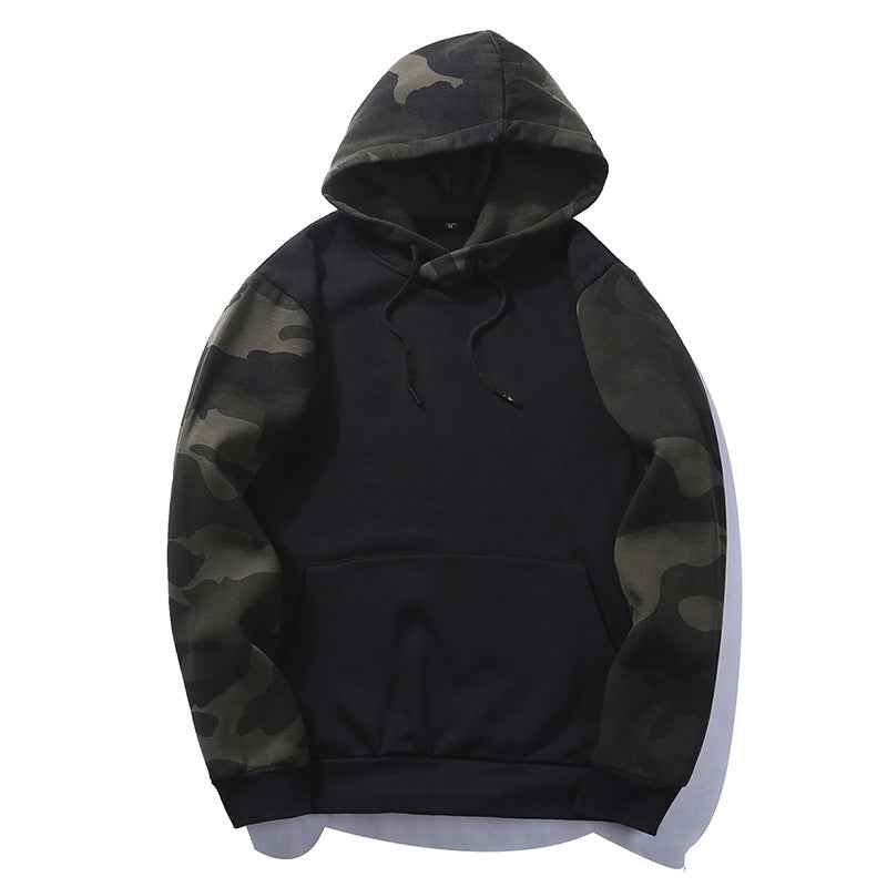 Men's Camouflage Pullover Sweatshirt – Casual Outdoor Sweatshirt
