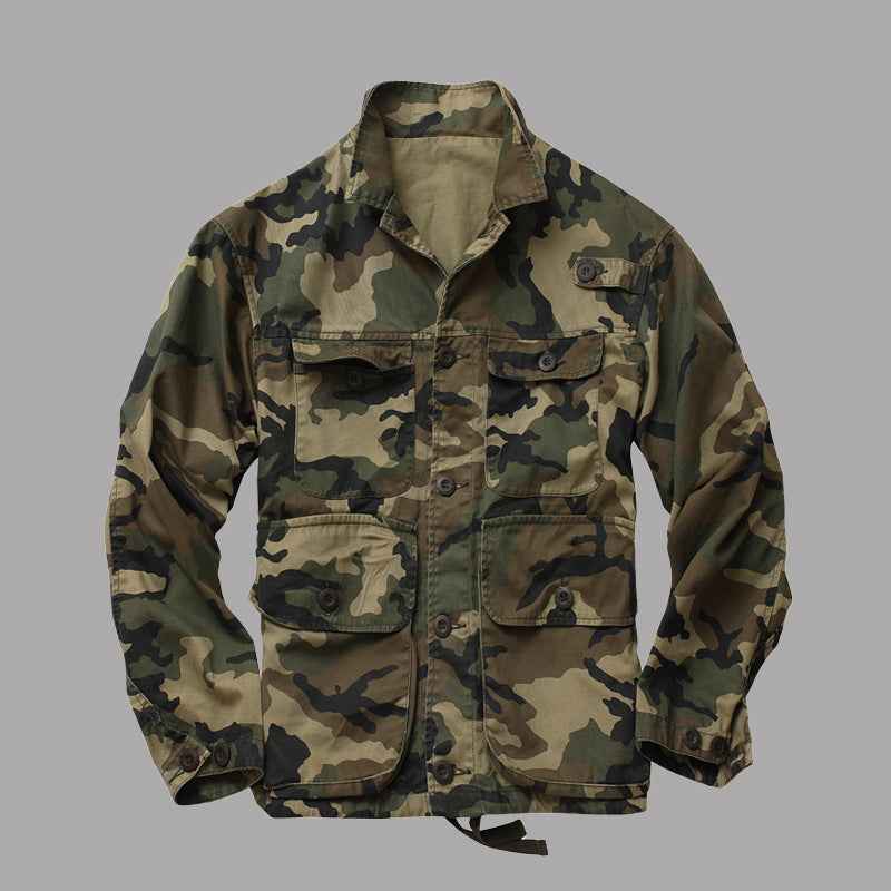 Men's Cotton Camouflage Jacket – Hunting & Outdoor Outerwear
