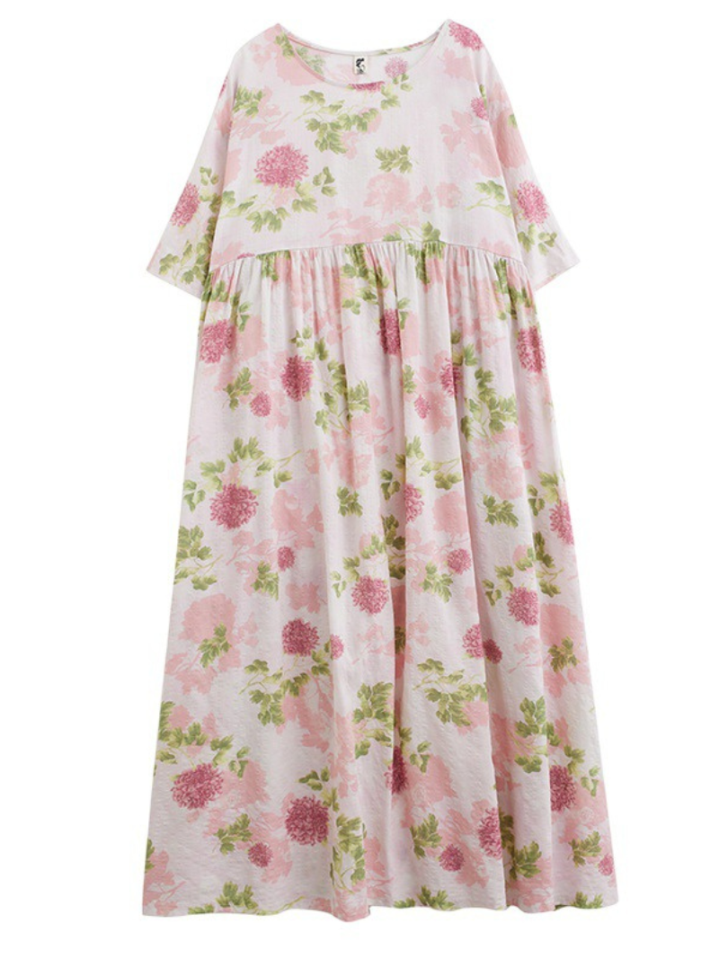 Chic Women's Summer Floral Printed Smock Dress | Eva Trends