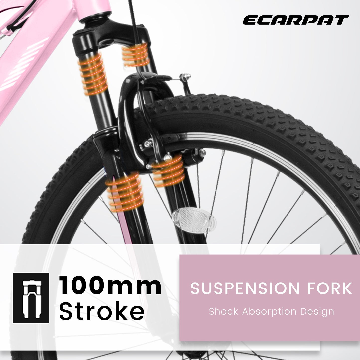 Mountain Bike for Men, Women & Teens | 21-Speed, Dual V-Brakes & Front Suspension