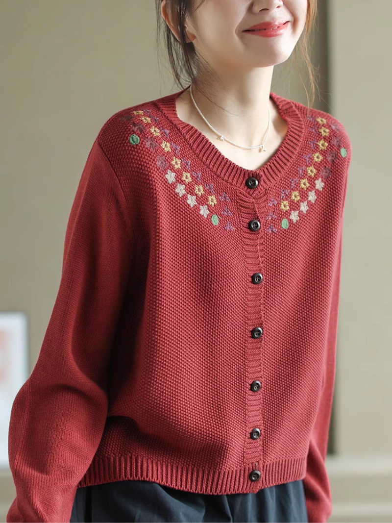 Classic Women's Soft Crew Neck Sweater | Eva Trends