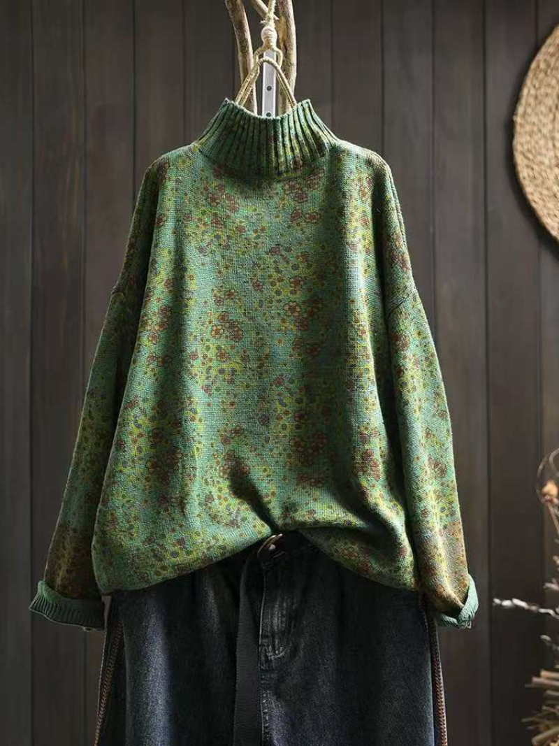 Stylish Women's Casual Turtle Neck Sweater | Eva Trends