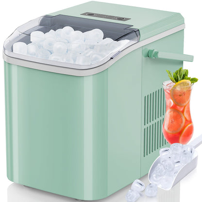 Portable Countertop Ice Maker | 26 lbs/Day, 2 Ice Sizes, Self-Cleaning