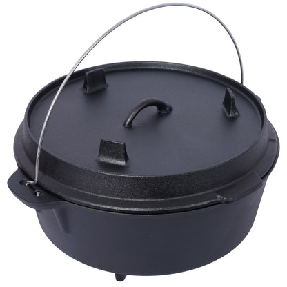 Pre-Seasoned Cast Iron Dutch Oven – Camp Cooking & Outdoor Baking